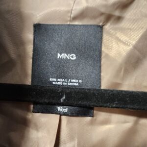 MNG Tan Wool Coat